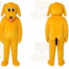 Yellow Dog Cartoon Mascot Costume