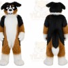Yellow Dog Husky Mascot Costume for Adult