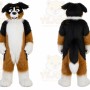 Yellow Dog Husky Mascot Costume for Adult