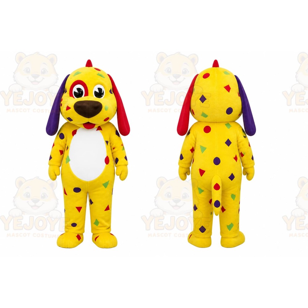 Yellow Dog Puppy Mascot Costume