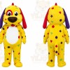 Yellow Dog Puppy Mascot Costume