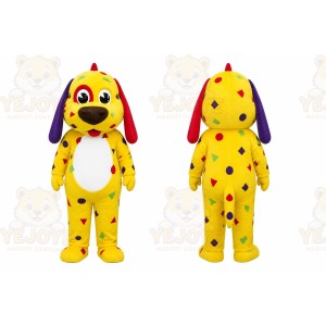 Yellow Dog Puppy Mascot Costume