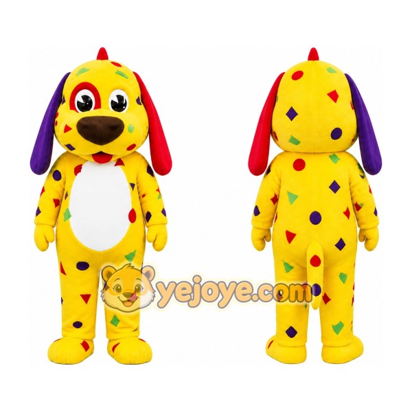 Yellow Dog Puppy Mascot Costume