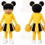 Yellow Dress Cutie Cheer Leader Mascot Costume