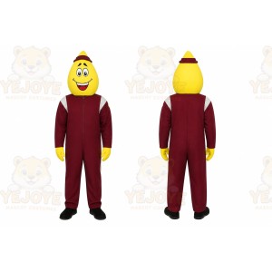 Yellow Drop Dots Mascot Costume