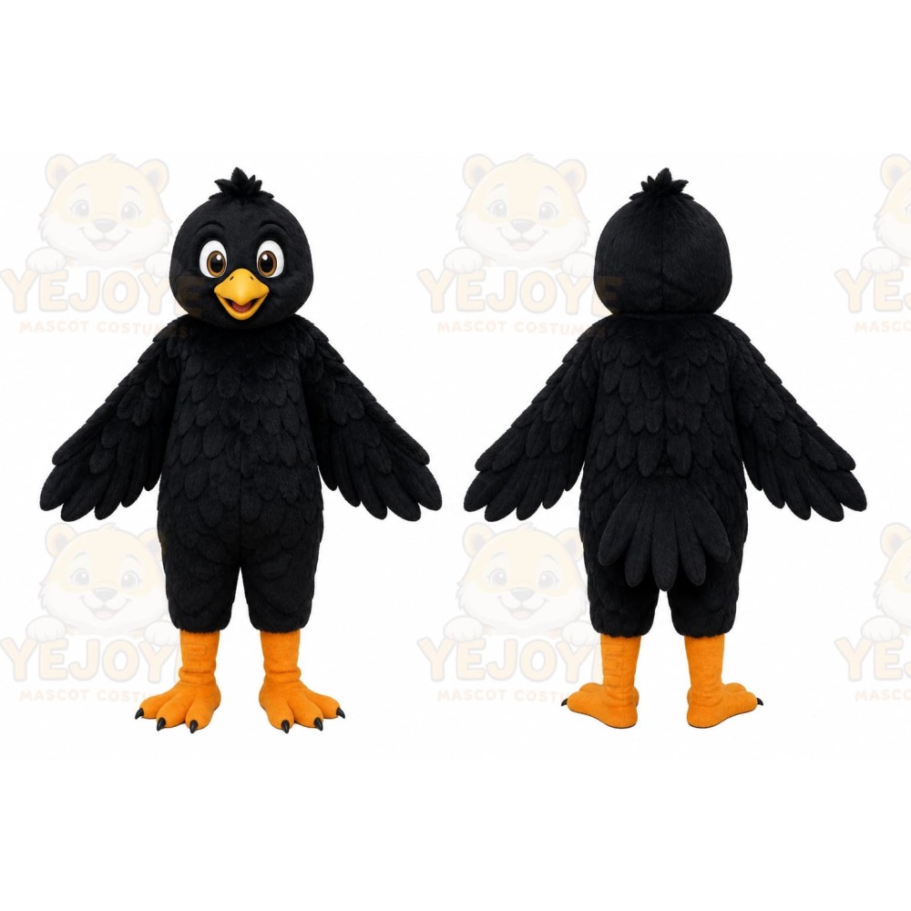 Black Bird Mascot Costume
