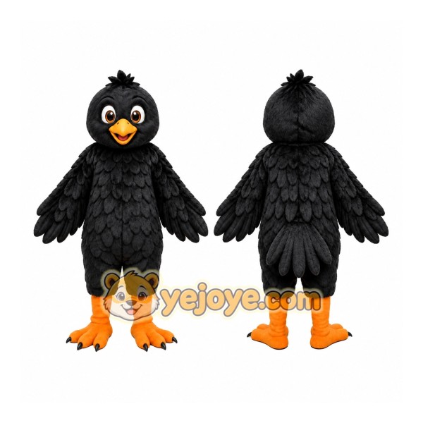 Black Bird Mascot Costume