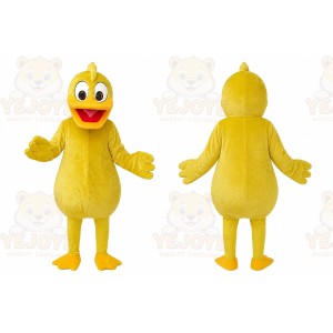 Yellow Duck Mascot Costume Custom Cartoon