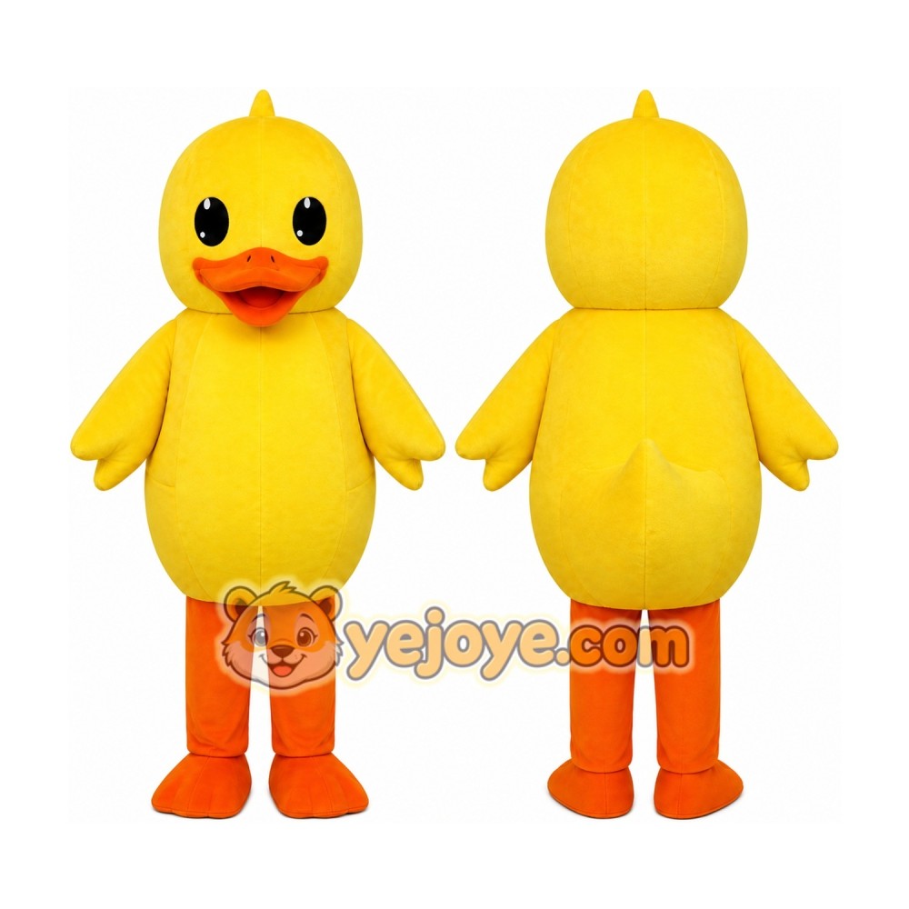 Yellow Duck Mascot Costume