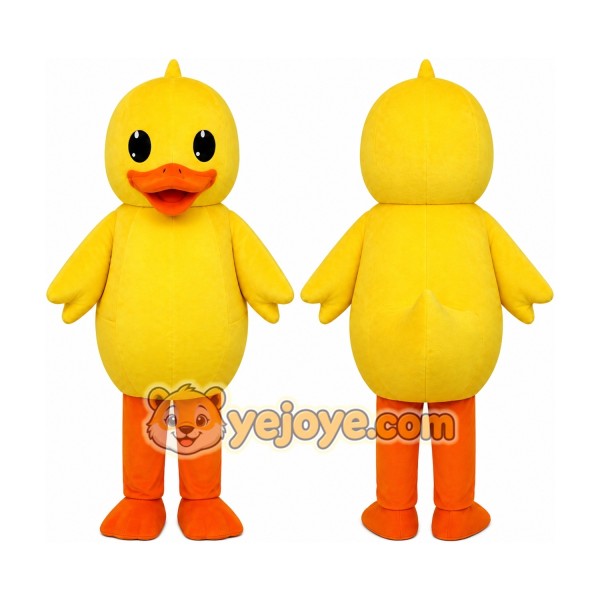 Yellow Duck Mascot Costume