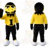 Yellow Eagle Mascot Costume Hawk Falcon
