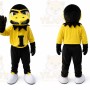 Yellow Eagle Mascot Costume Hawk Falcon