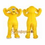 Yellow Elephant Mascot Costume for Adult