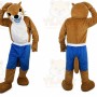 Yellow Ferret Skunk Mascot Costume for Adult
