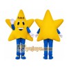 Yellow Five-Pointed Star Mascot Costume for Adult