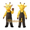 Yellow Giraffe Mascot Costume