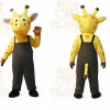 Yellow Giraffe Mascot Costume