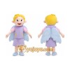 Yellow Hair Angel Girl Mascot Costume
