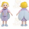 Yellow Hair Angel Girl Mascot Costume