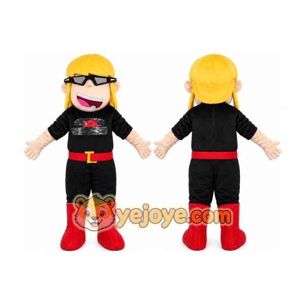 Yellow Hair Girl Mascot Costumes