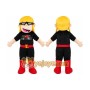 Yellow Hair Girl Mascot Costumes