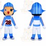 Yellow Hat Boy Mascot Costume