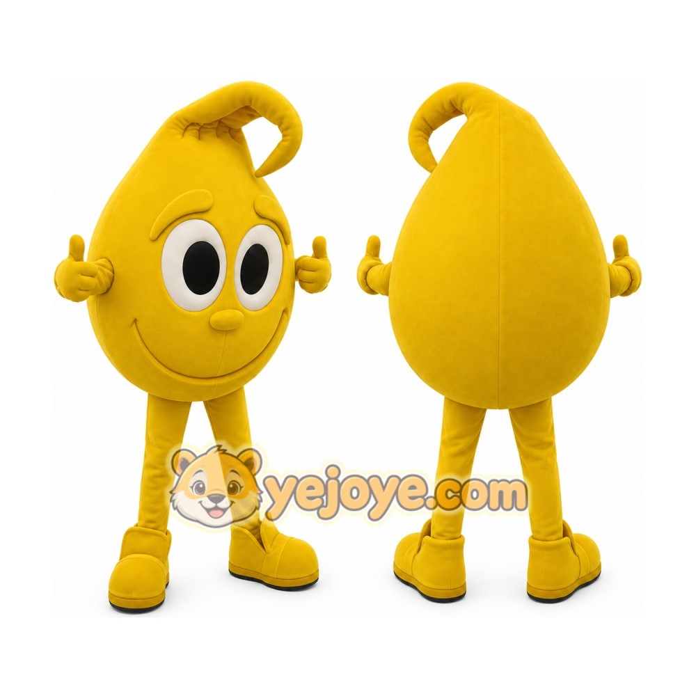 Yellow Lemon Limon Mascot Costume Yellow Lemon Limon Mascot Costume