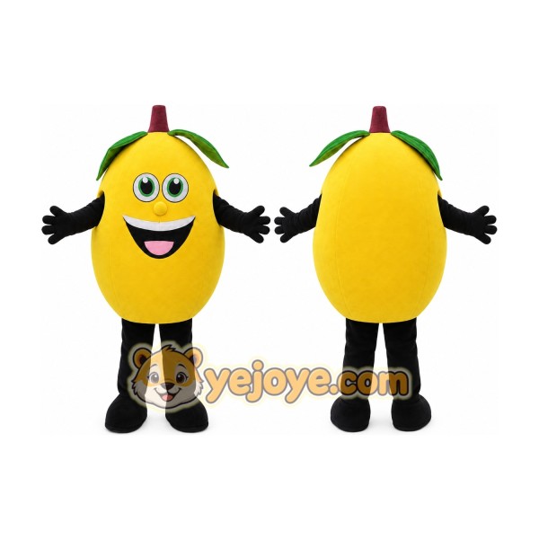 Yellow Lemon Mascot Costume