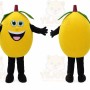 Yellow Lemon Mascot Costume