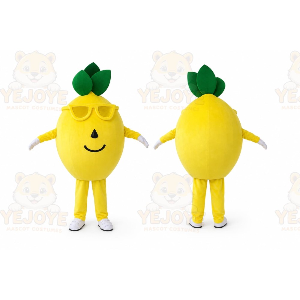Yellow Lemon Party Mascot Costume