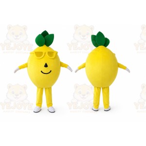 Yellow Lemon Party Mascot Costume