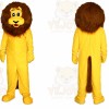 Yellow Lion Mascot Costume