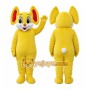 Yellow Mouse Mascot Costume Cartoon Character Cosplay