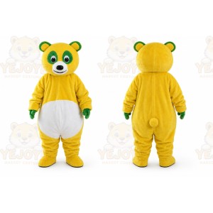 Yellow Panda Mascot Costume