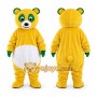 Yellow Panda Mascot Costume