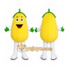 Yellow Pear Mascot Costume