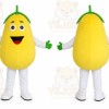 Yellow Pear Mascot Costume