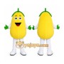 Yellow Pear Mascot Costume