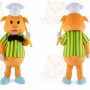 Yellow Pig Mascot Costume