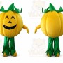 Yellow Pumpkin Mascot Costume