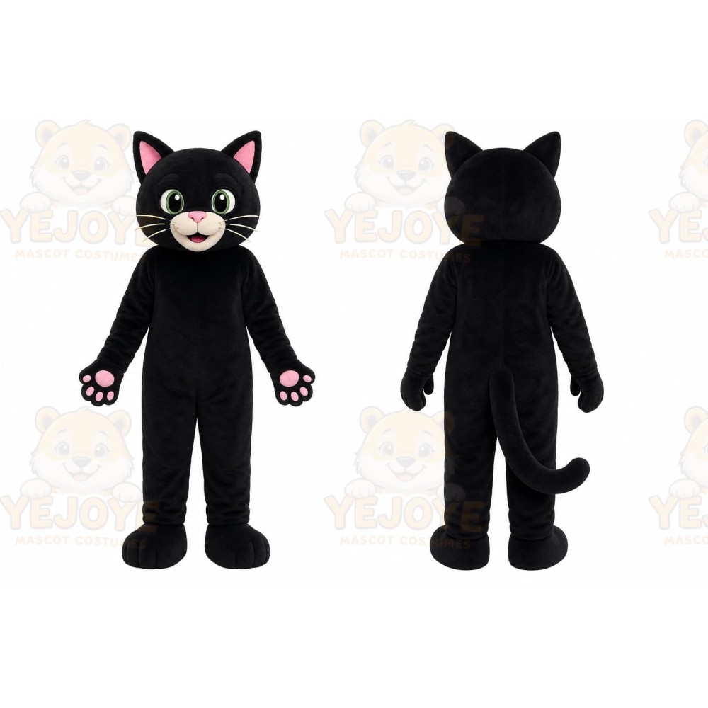 Black Cat Mascot Costume