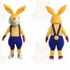 Yellow Rabbit Mascot Costume