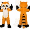 Yellow Raccoon Mascot Costume