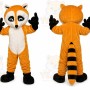 Yellow Raccoon Mascot Costume