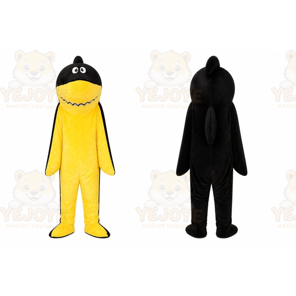 Yellow Shark Costume Wafer Shark Mascot Costume