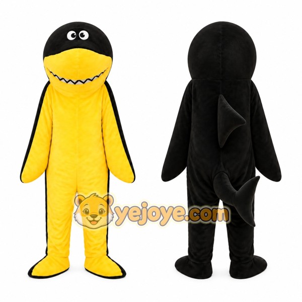 Yellow Shark Costume Wafer Shark Mascot Costume