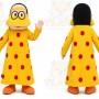 Yellow Skirt Arab Woman Mascot Costume