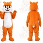 Yellow Squirrel Cartoon Mascot Costume