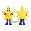 Yellow Star Mascot Costume Yellow Star Mascot Costume
