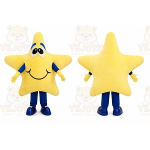 Yellow Star Mascot Costume